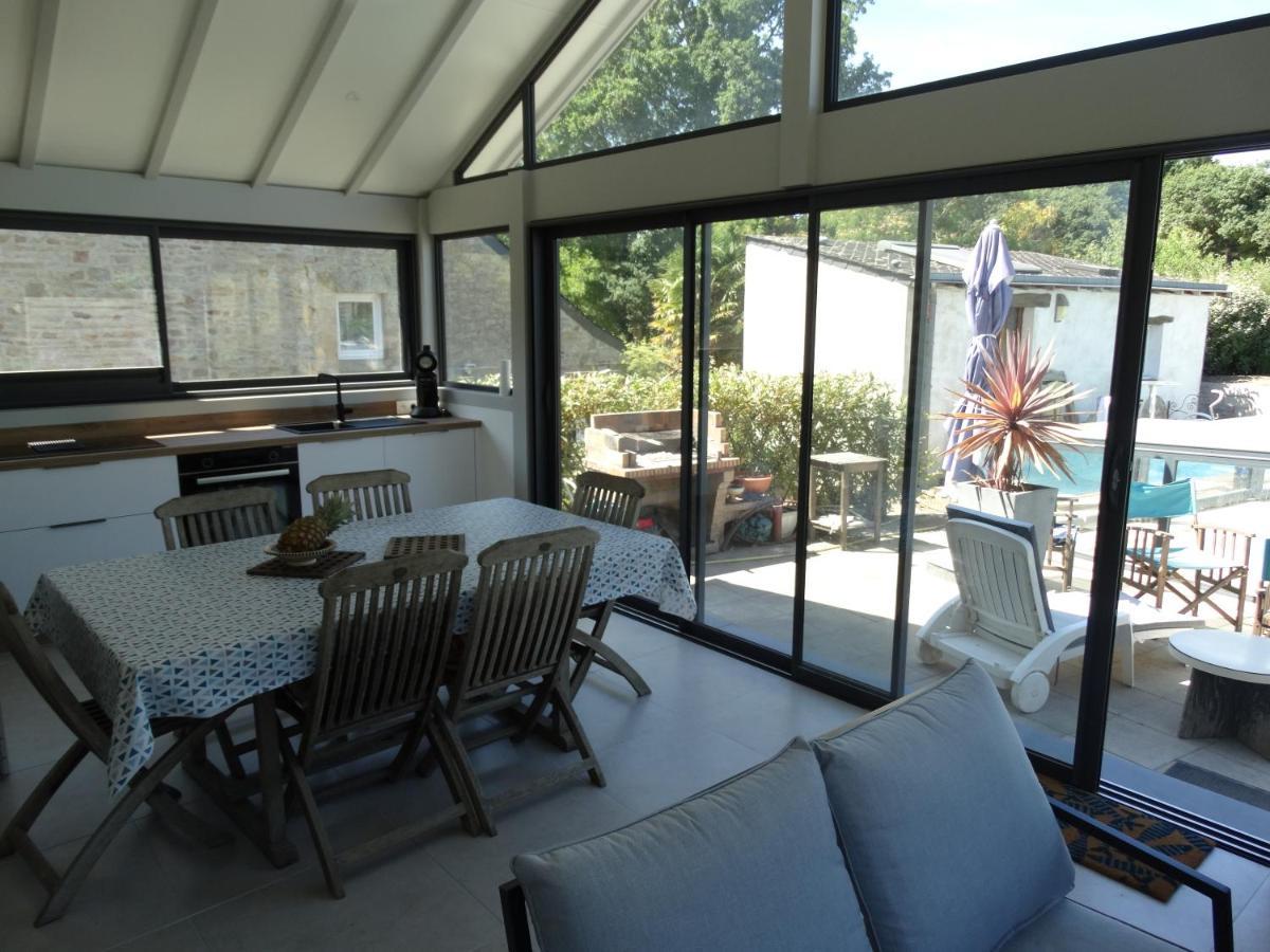 Maison Piscine Classee 4 Etoiles Guidel Exterior foto